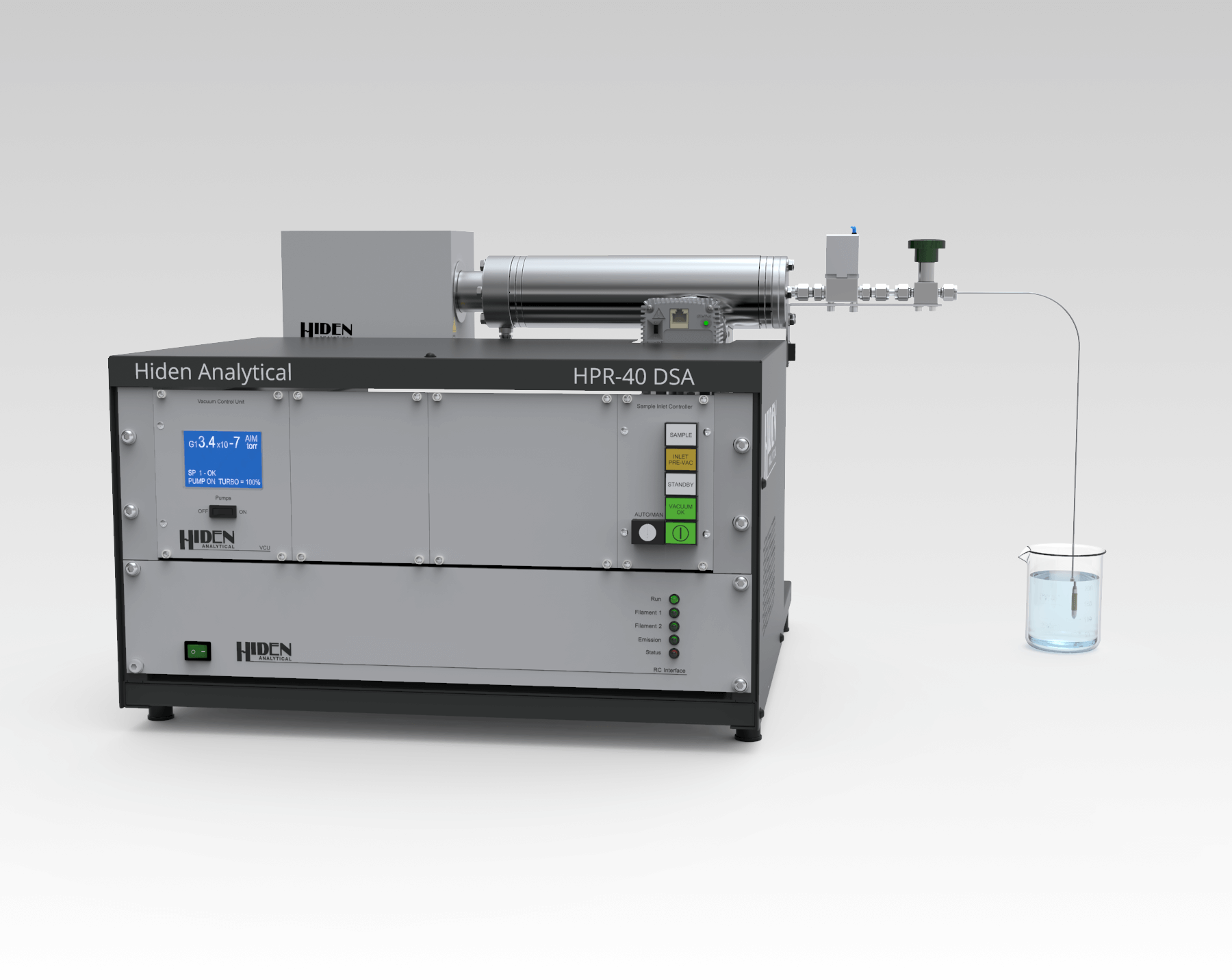 bench top scientific workstation for gas analysis